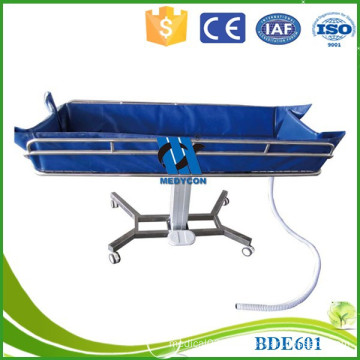 Hospital electric control shower trolley